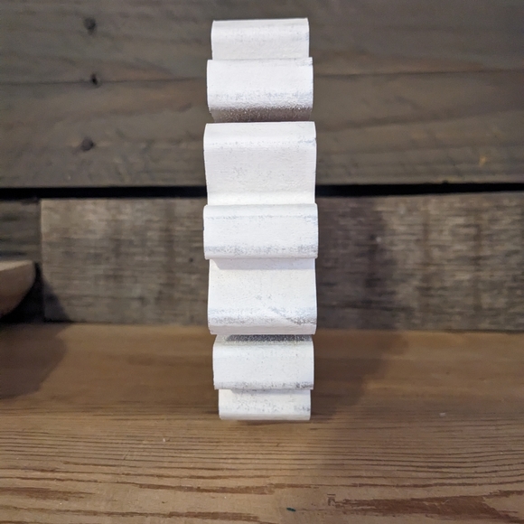 SNOWFLAKE JOY Wood Sign Decor NEW Solid Wood - Picture 5 of 5